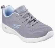 124640#GYBL-GRAY TEXTILE/BLUE TRIM