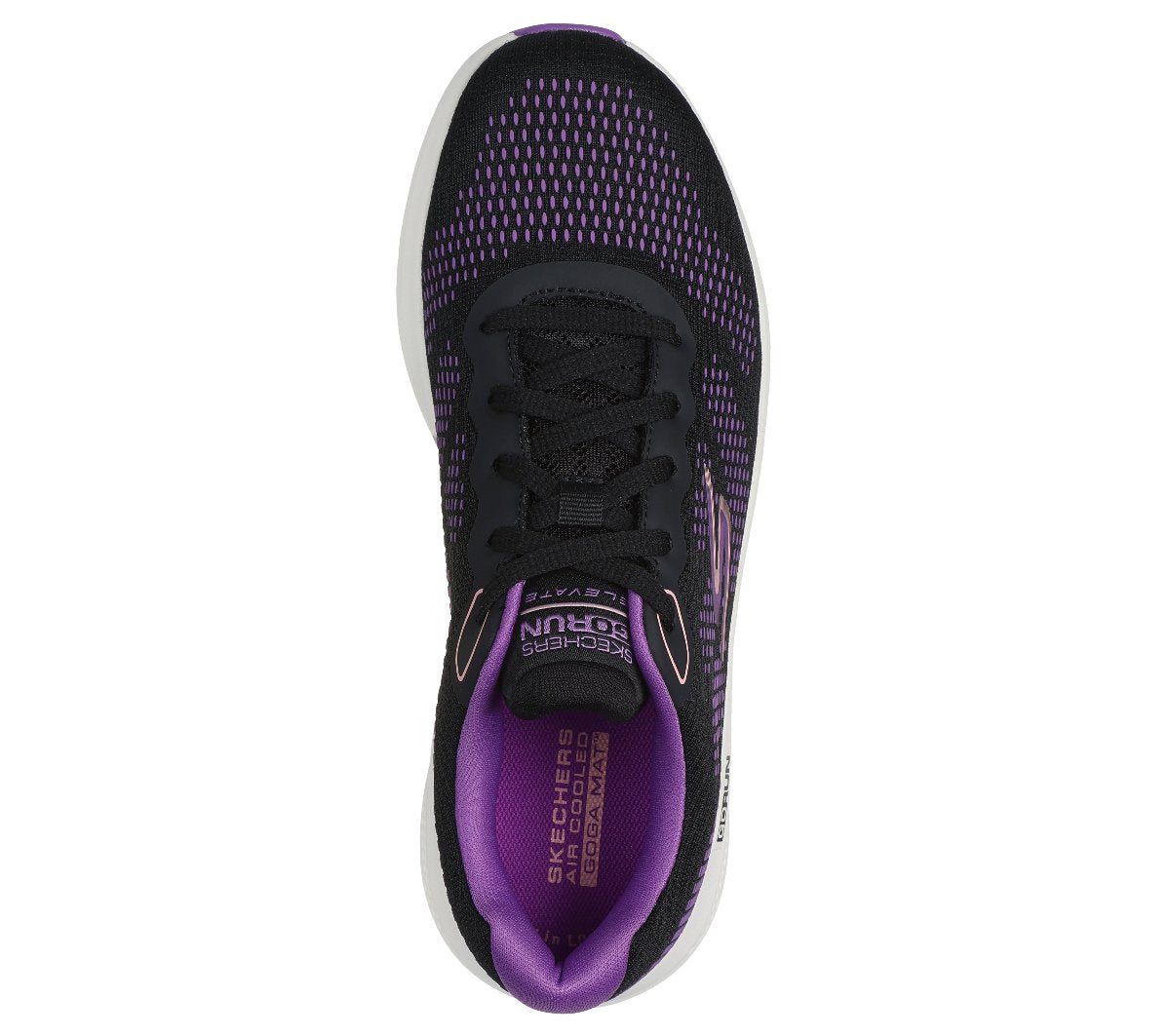 128348#BKPR/BLACK TEXTILE/PURPLE TRIM