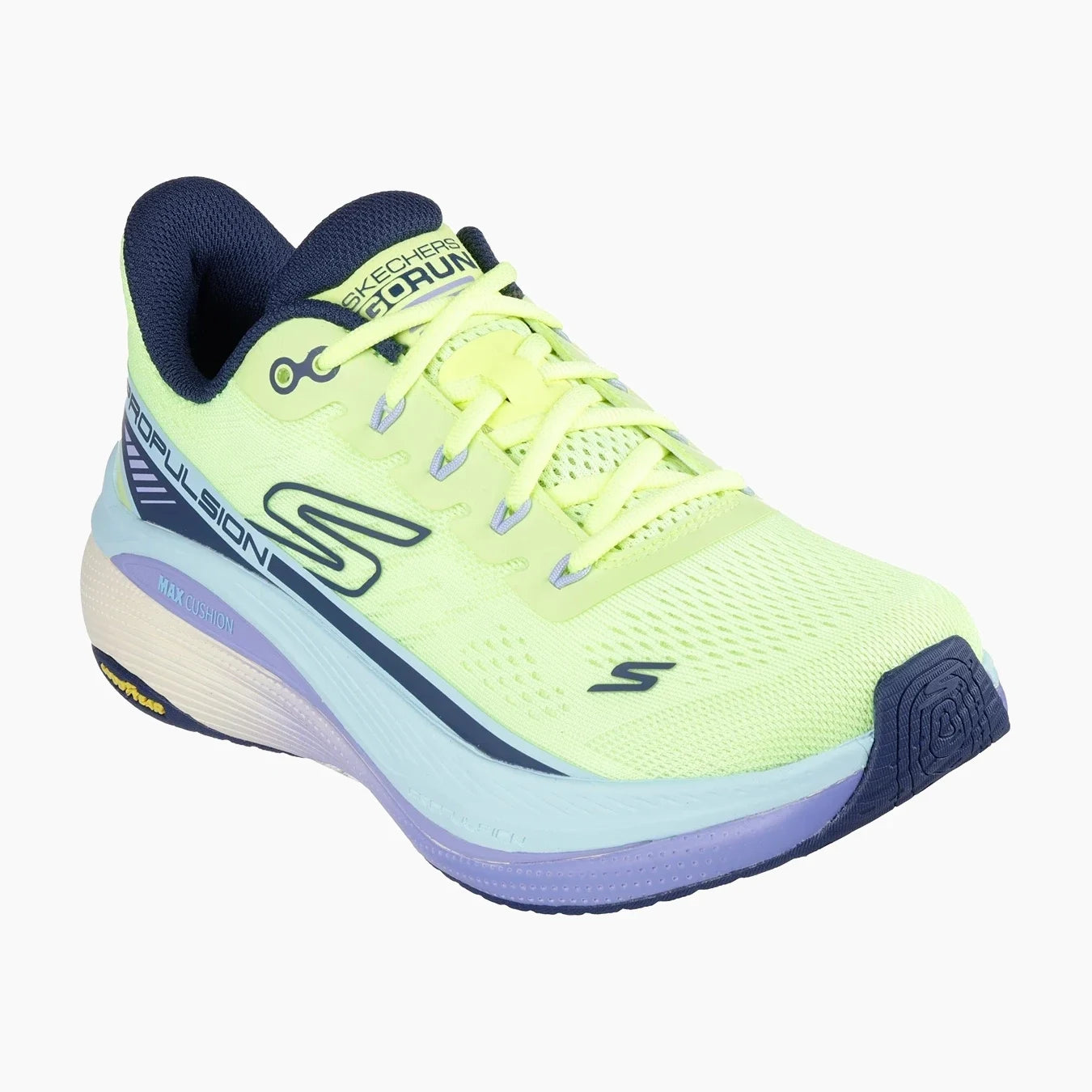 128901#LMNV-LIME TEXTILE/NAVY TRIM
