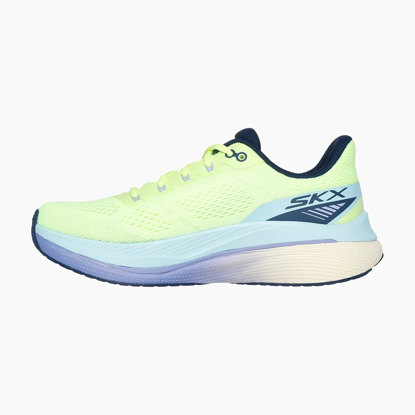128901#LMNV-LIME TEXTILE/NAVY TRIM