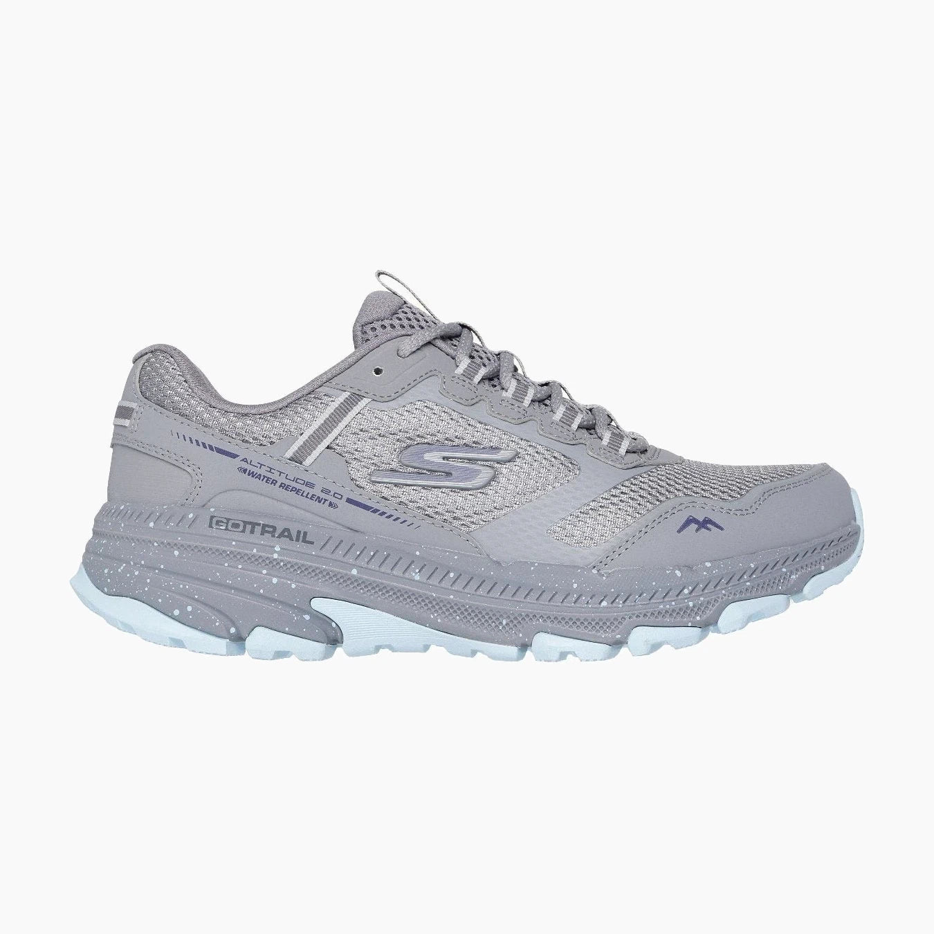129525#GYBL-GRAY LEATHER/BLUE TRIM