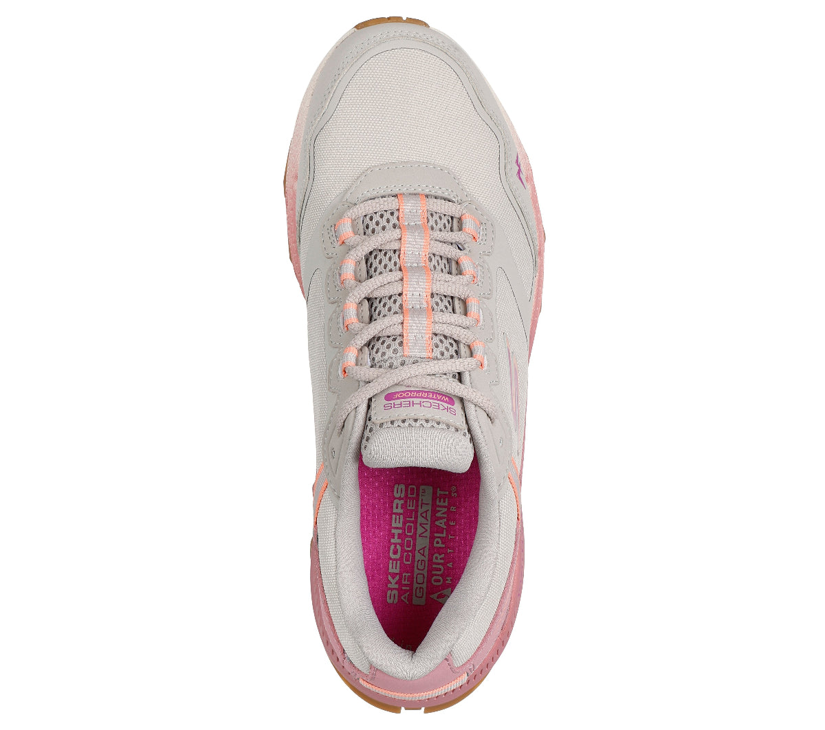 129526#NTPK-NATURAL LEATHER/PINK TRIM