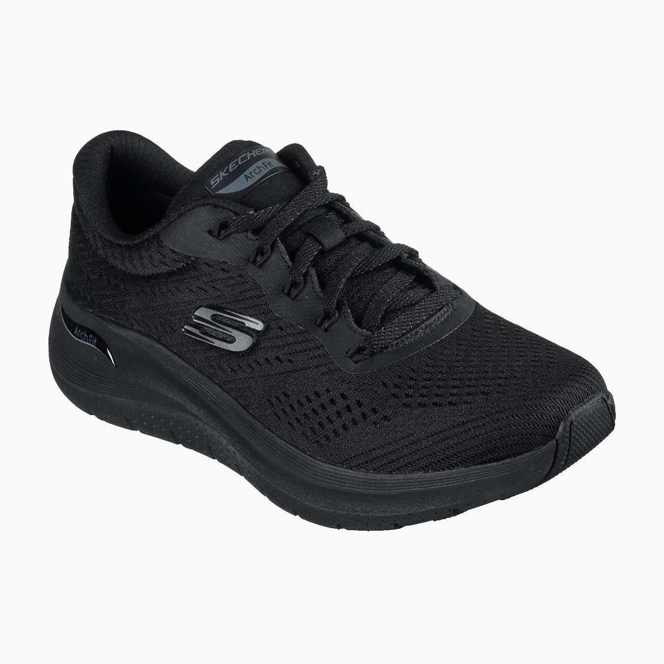 150051#BBK/BLACK MESH/GUNMETAL TRIM