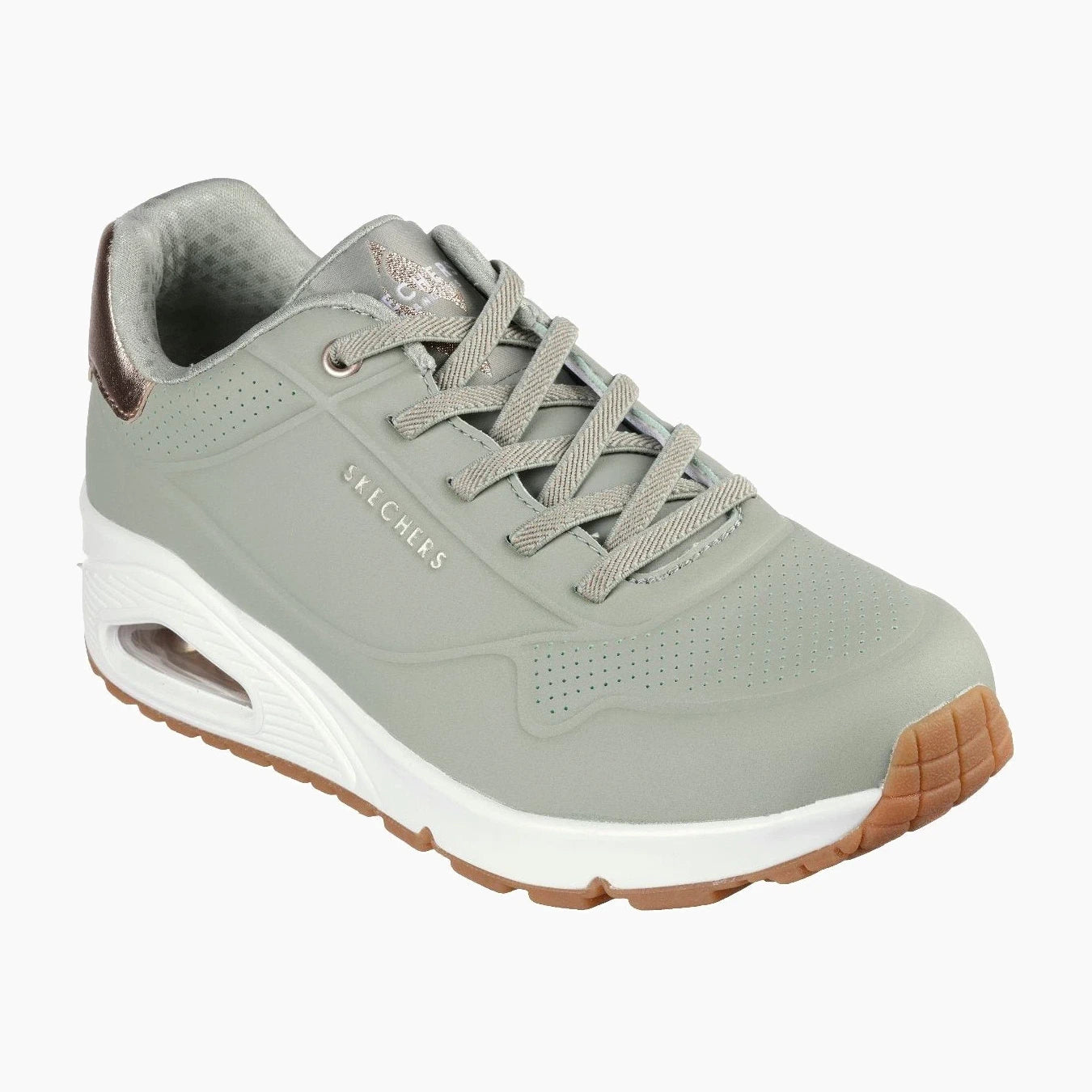 155196#SAGE/SAGE DURABUCK/ ROSE GOLD DURALEATHER/ MESH TR