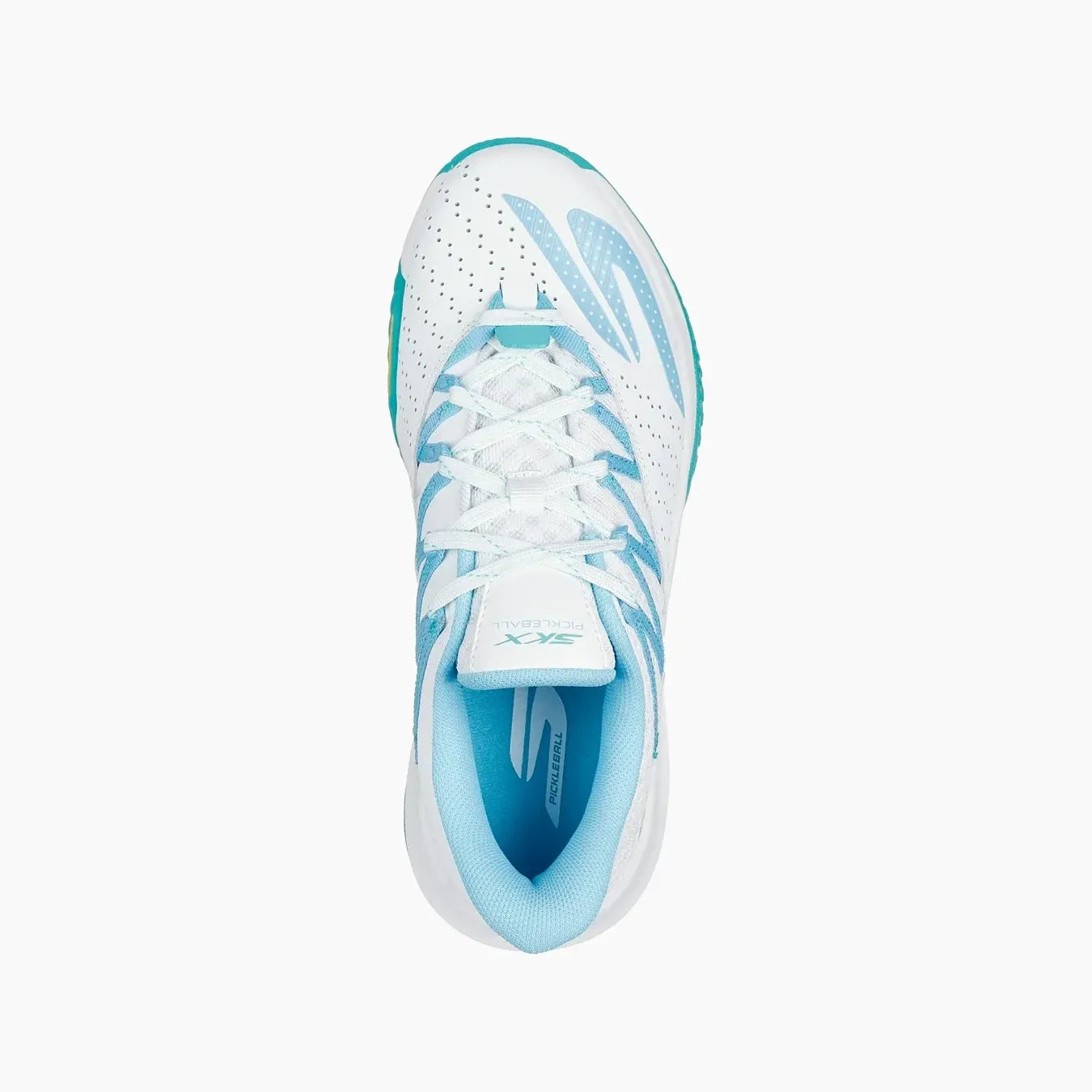 172110#WLB-WHITE LEATHER/MESH LT. BLUE TRIM