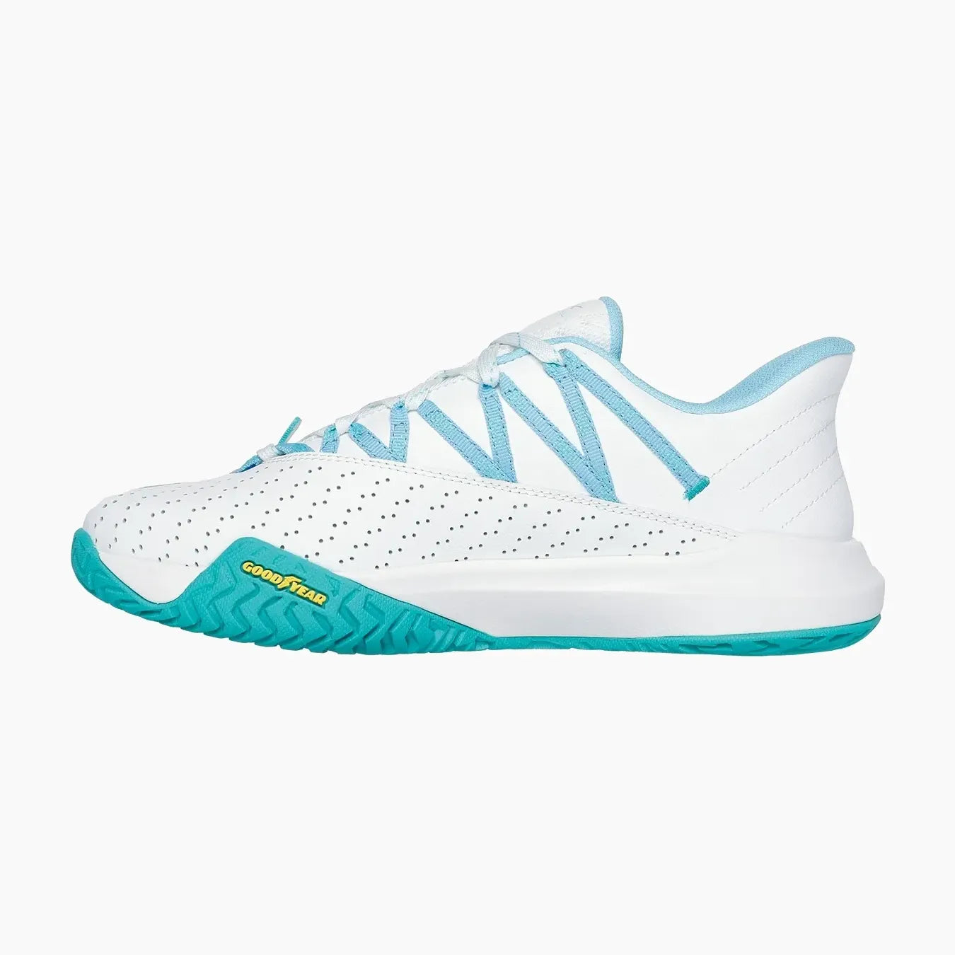 172110#WLB-WHITE LEATHER/MESH LT. BLUE TRIM