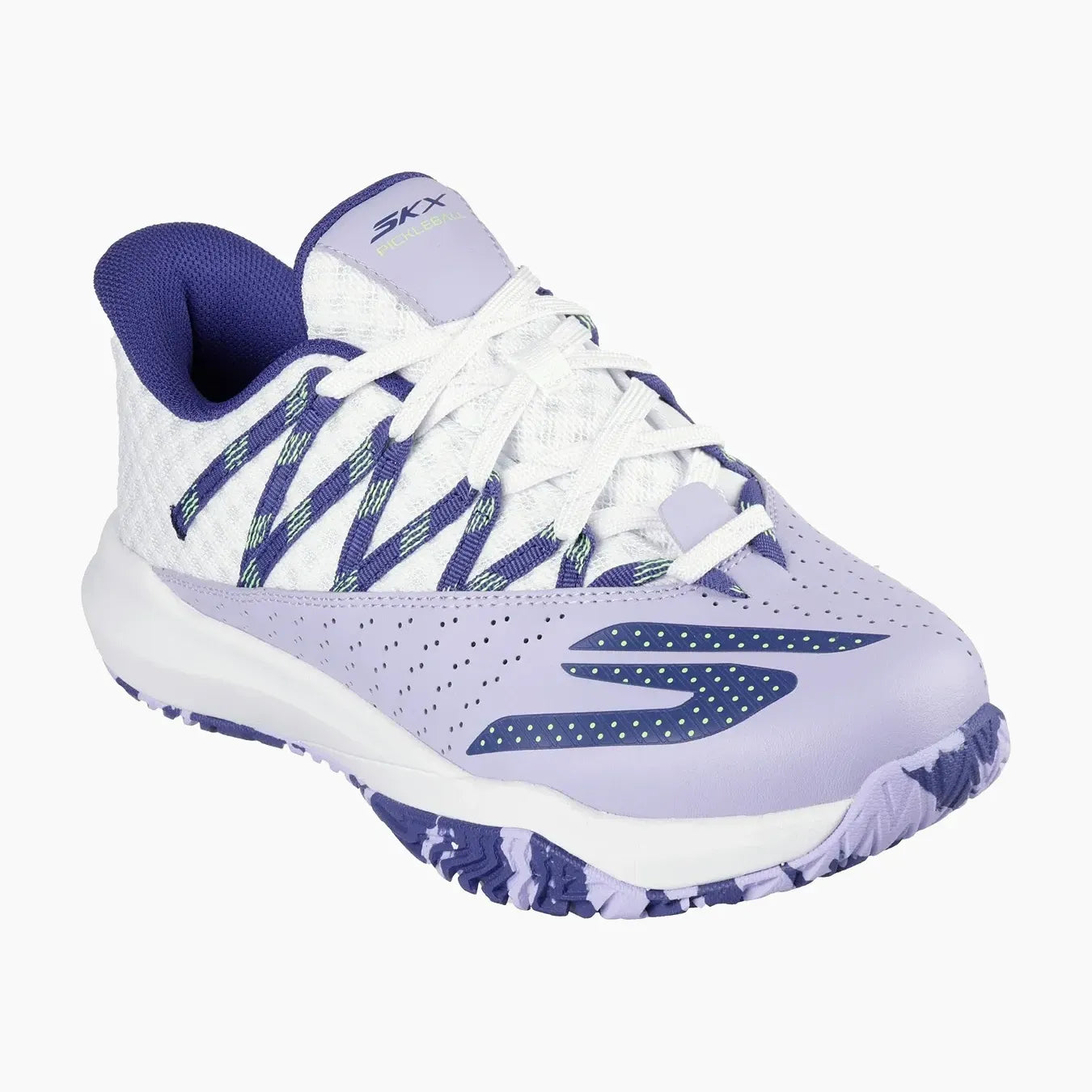 172110#WPR-WHITE LEATHER/PURPLE MESH