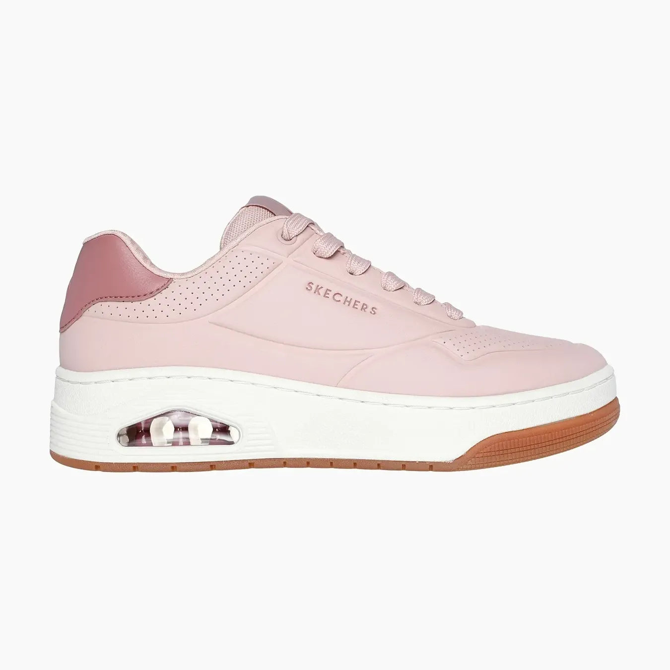 UNO#BLSH-BLUSH DURALEATHER/ROSE TRIM