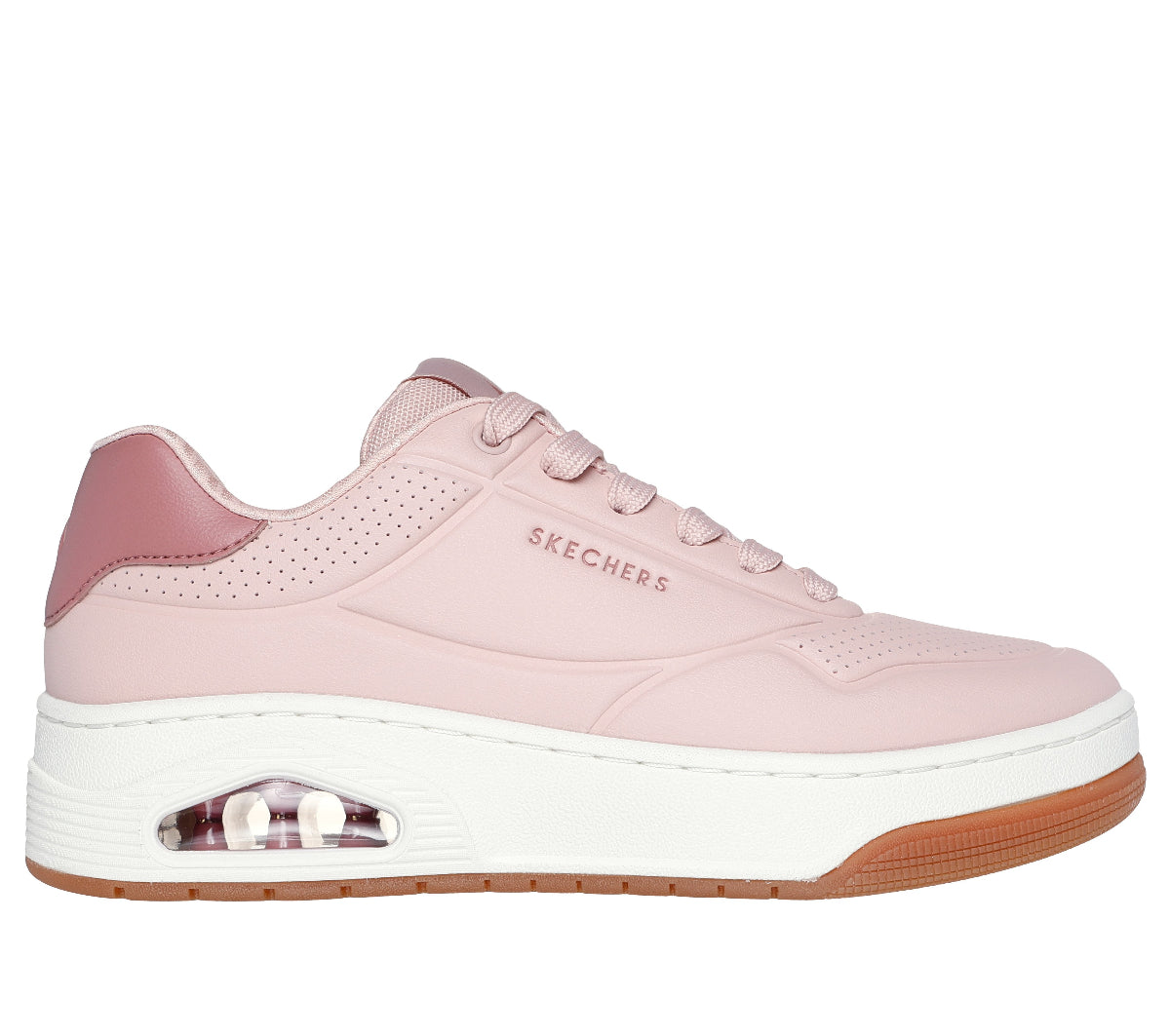 UNO#BLSH-BLUSH DURALEATHER/ROSE TRIM