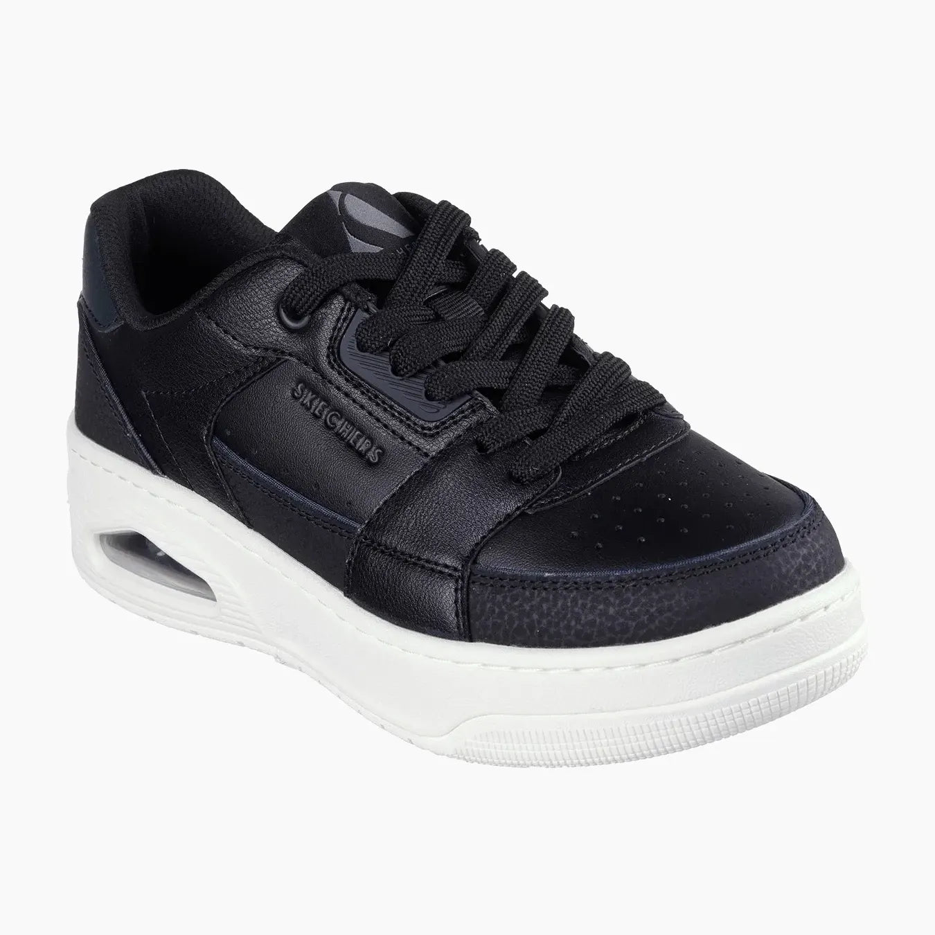 177710#BLK-BLACK LEATHER/DURALEATHER