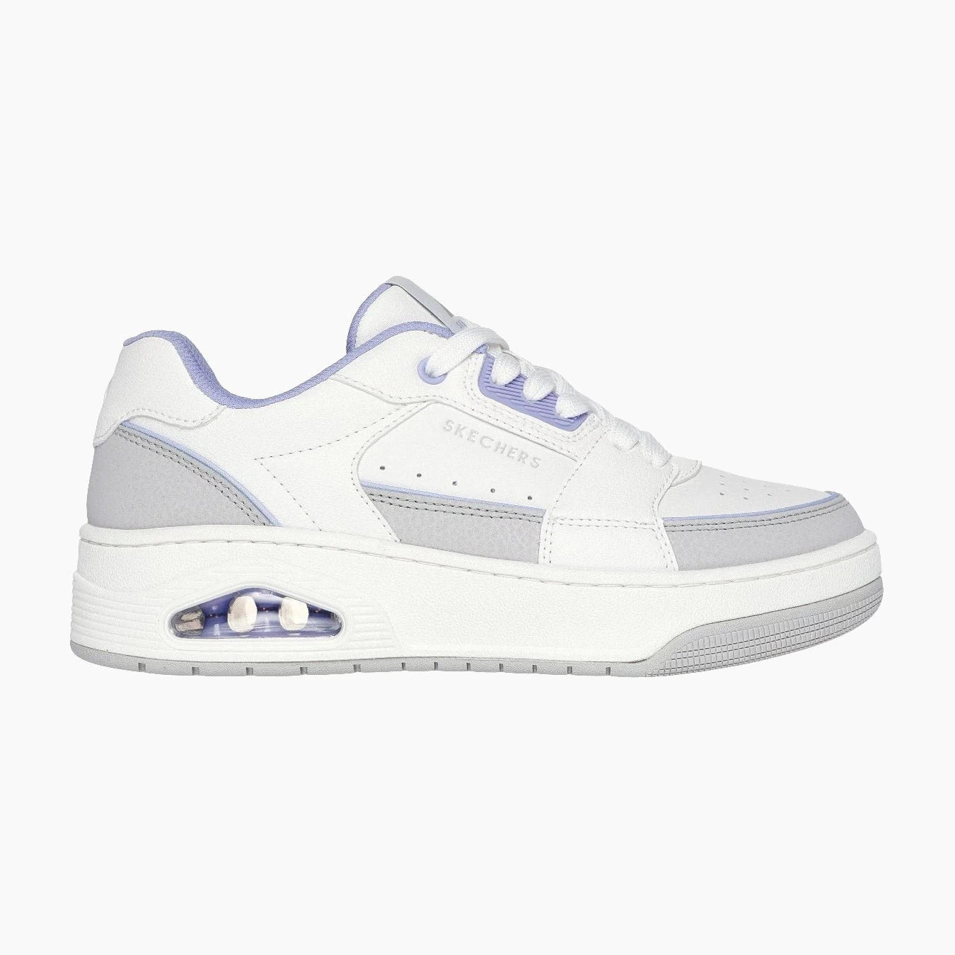 177710#WLV-WHITE LEATHER/ LAV DURALEATHER TRIM