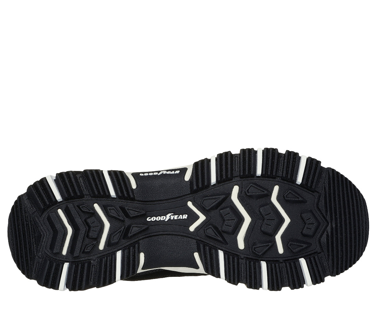 DLITE#BKW-BLACK LEATHER /SYNTHETIC/WHITE TRIM