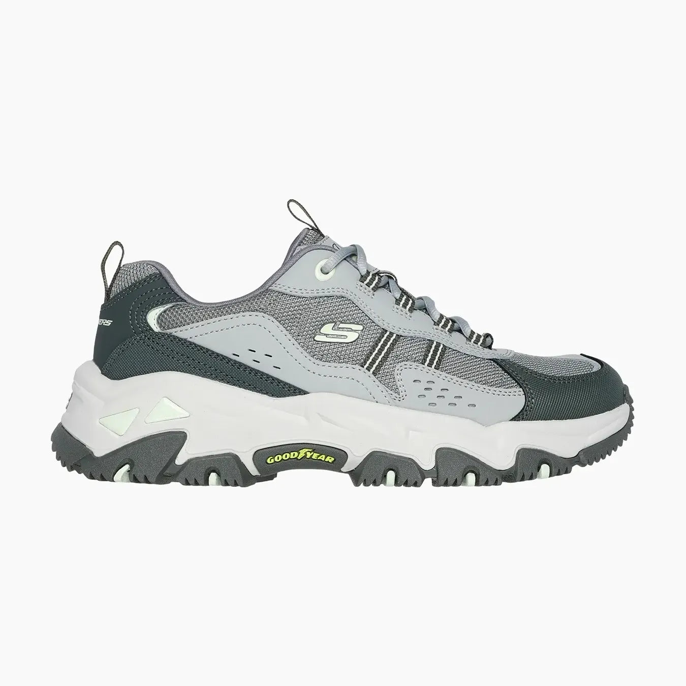 DLITES#GMLT-GREEN LEATHER/SYNTHETIC/MULTI TRIM