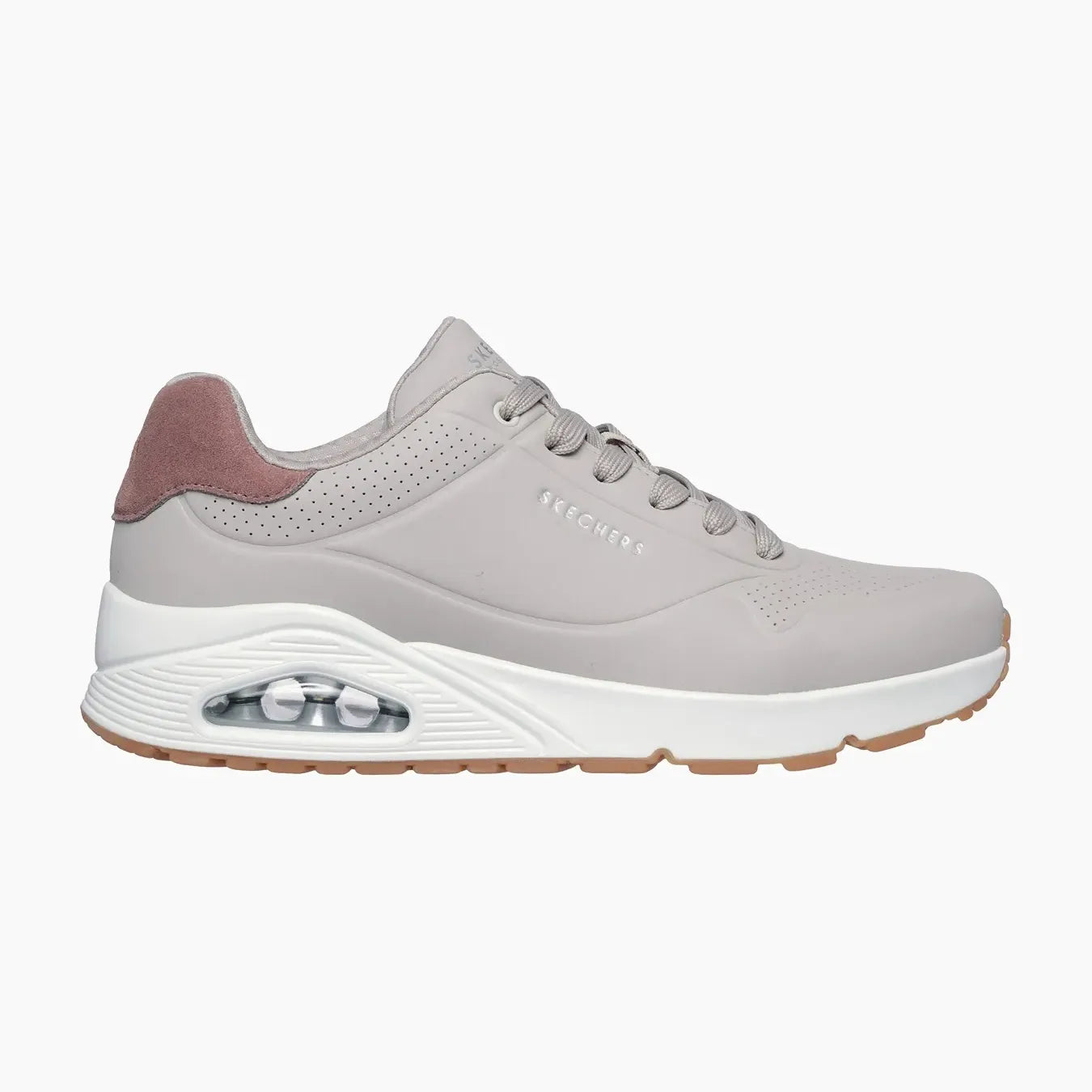 183004#TPE-TAUPE DURABUCK/QUAIL MAUVE SUEDE / MESH