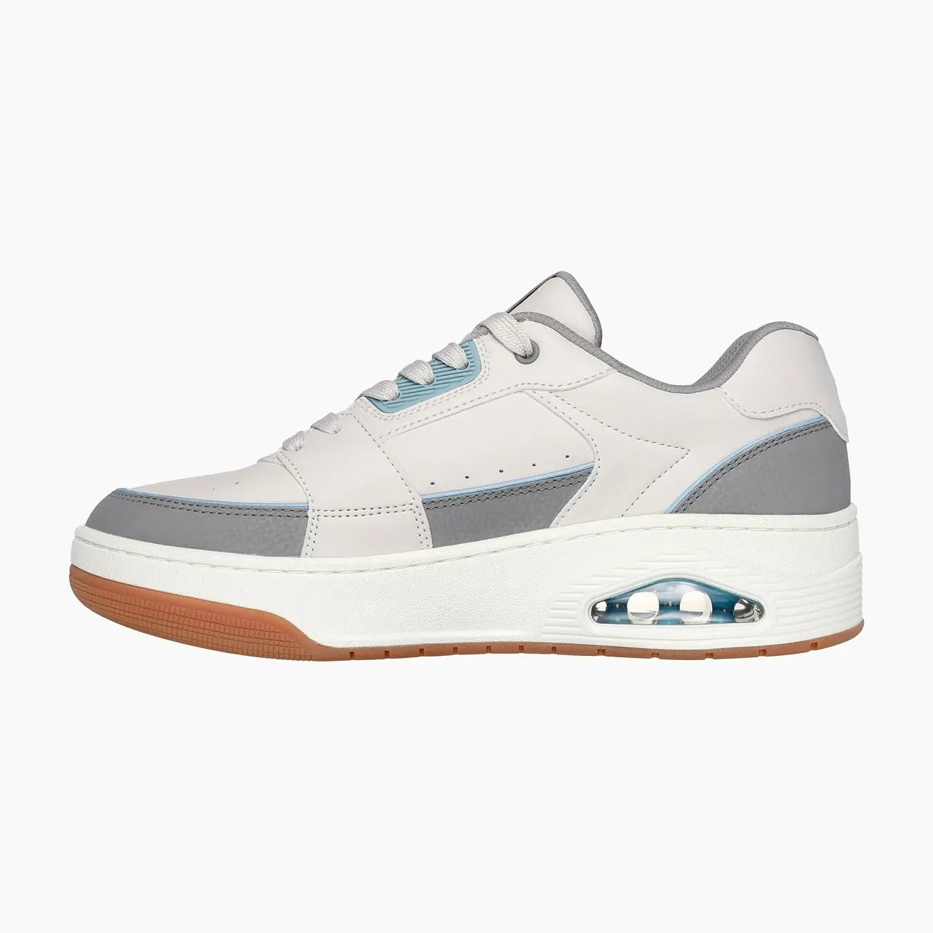 183140#NTGY-NATURAL DURALEATHER/ LEATHER / MESH / BLUE A