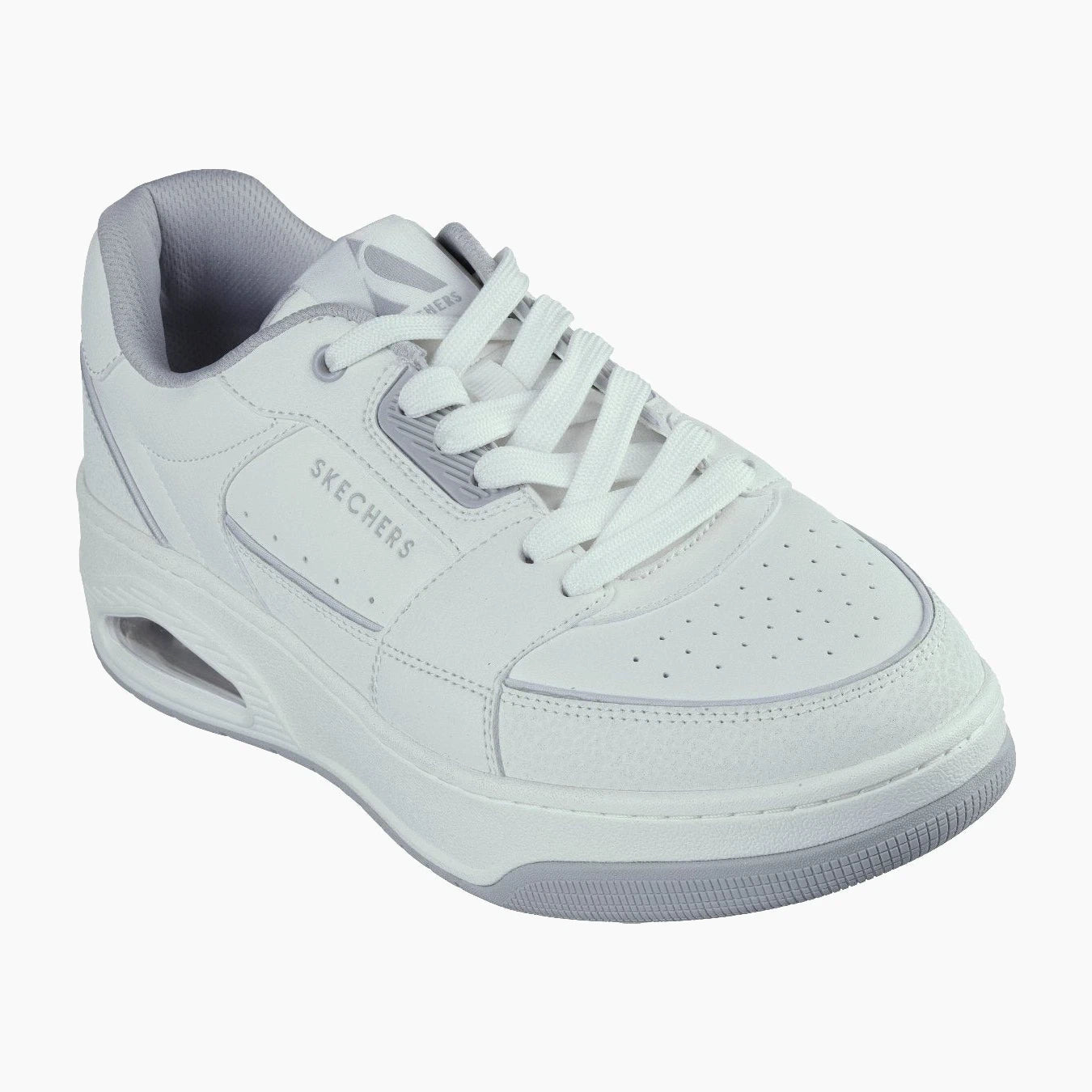 183140#WHT-WHITE LEATHER / DURALEATHER / GREY TRIM