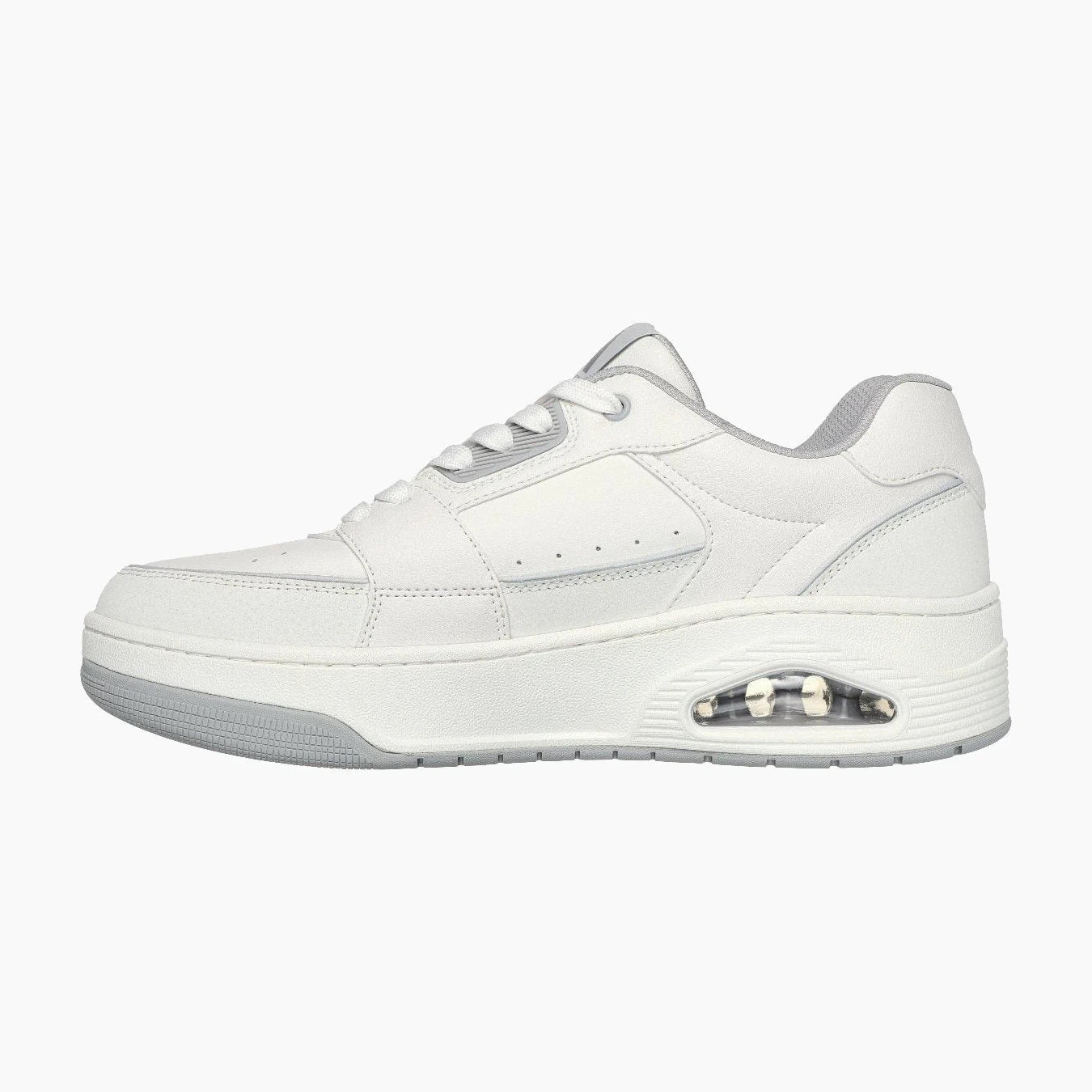 183140#WHT-WHITE LEATHER / DURALEATHER / GREY TRIM