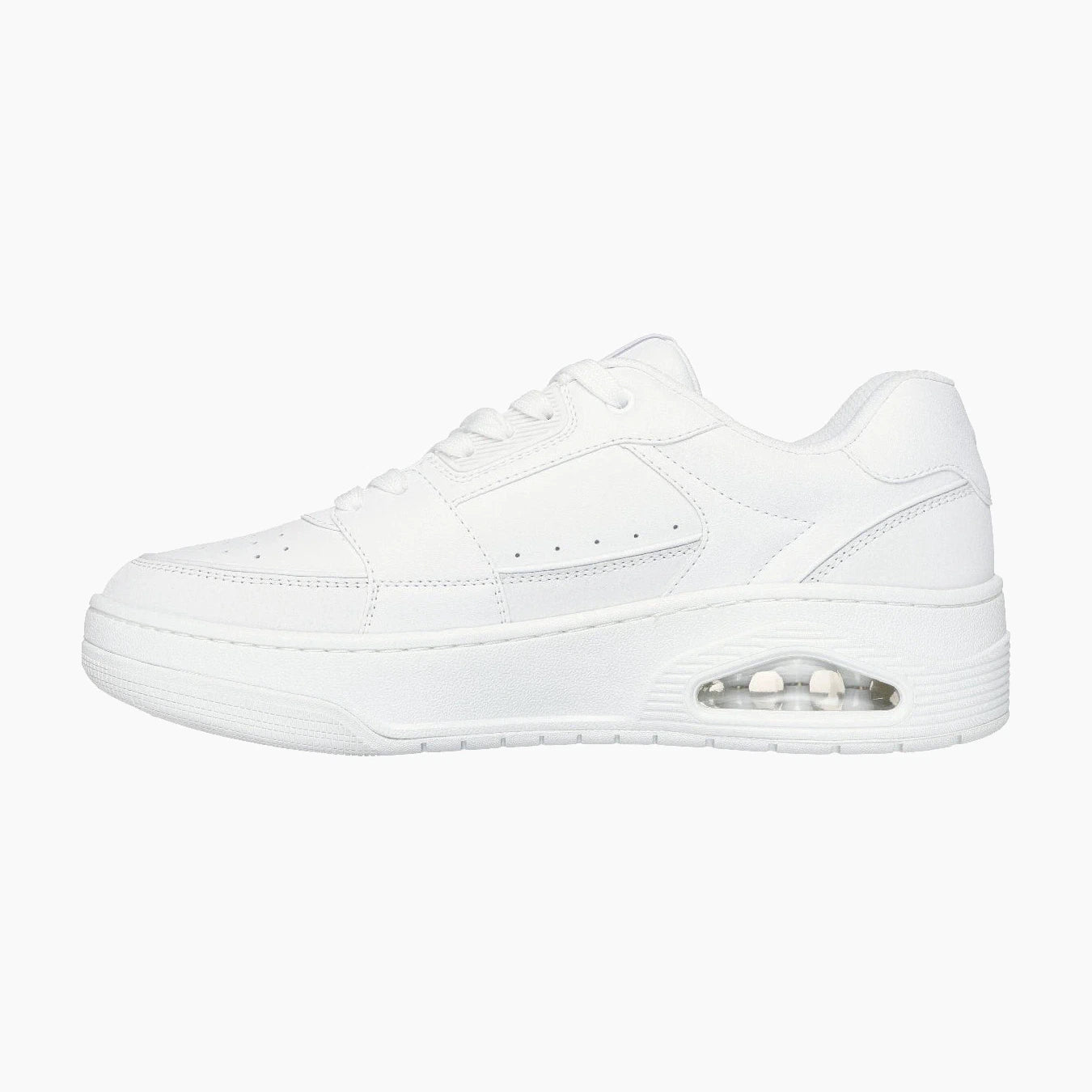 UNO#W-WHITE DURALEATHER/LEATHER/MESH