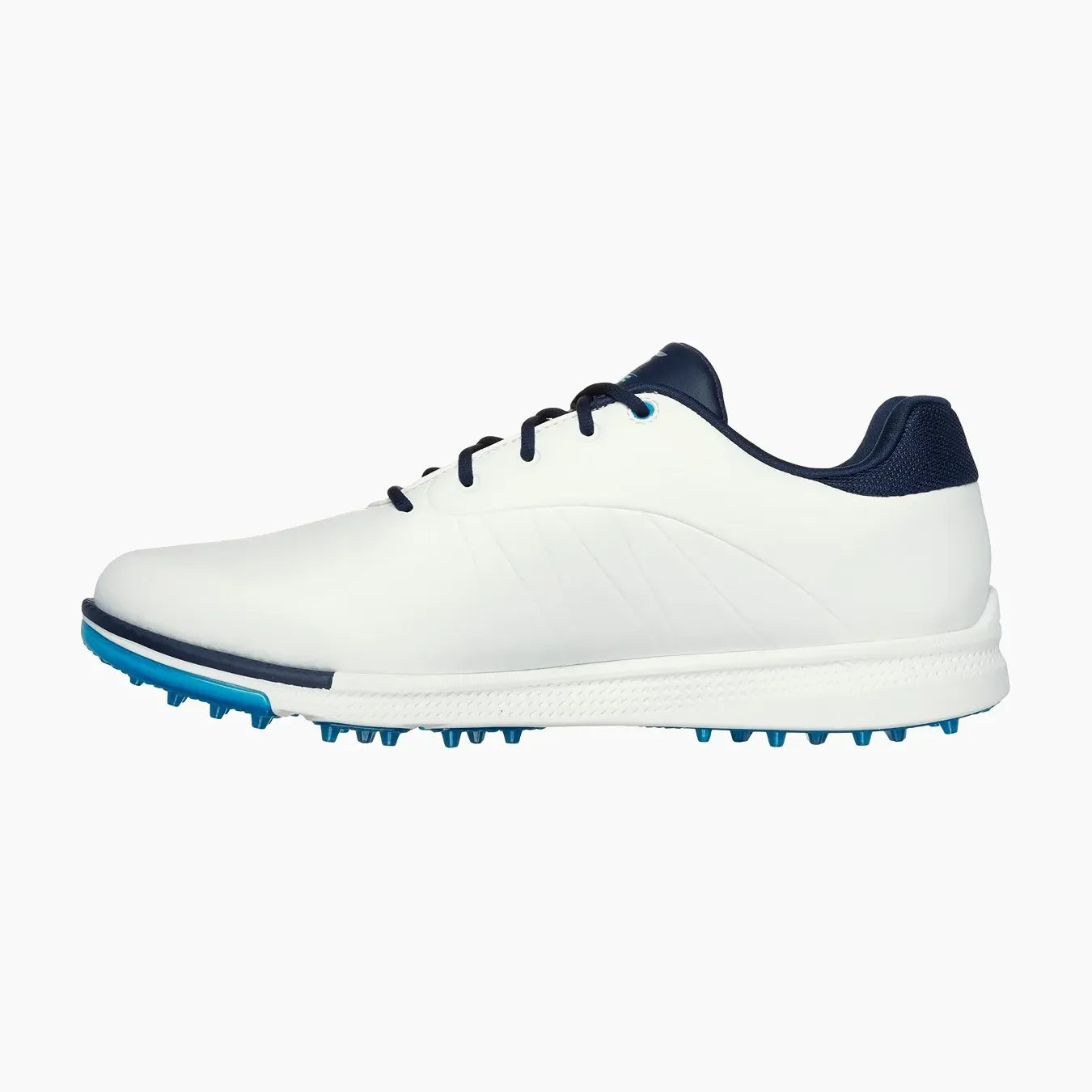 214099#WNVB-WHITE SYNTHETIC/ NAVY TRIM/BLUE TRIM