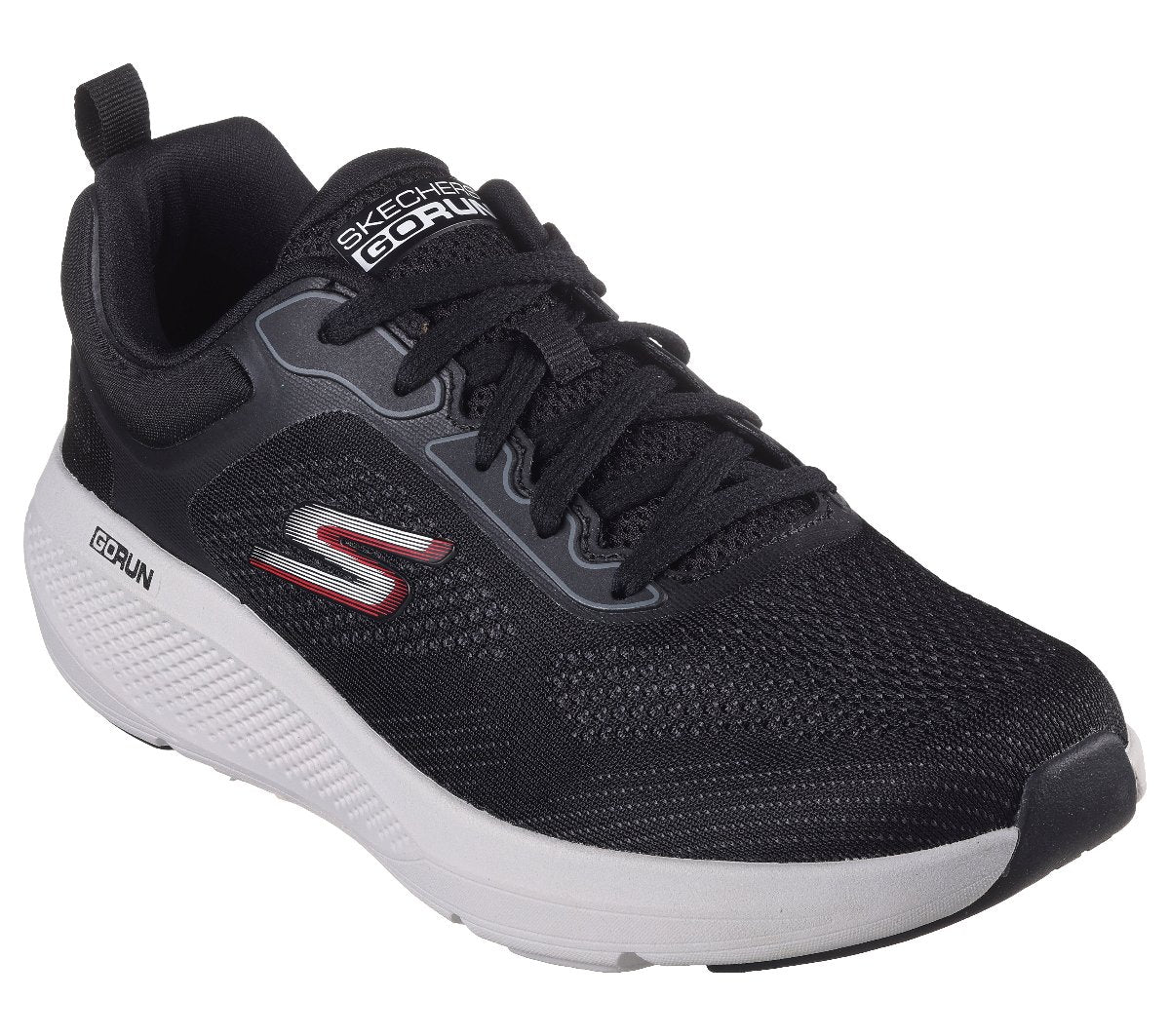 220333#BKRD/BLACK AND RED TEXTILE/SYNTHETIC