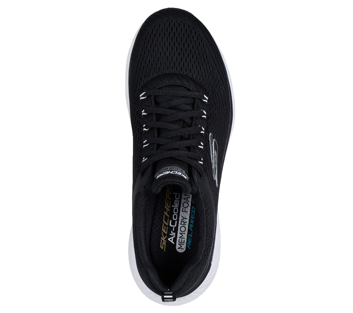 232843#BKW-BLACK MESH/WHITE PU
