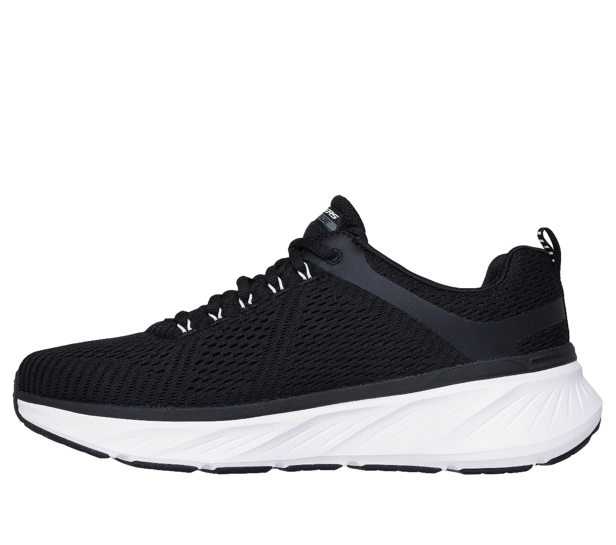 232843#BKW-BLACK MESH/WHITE PU