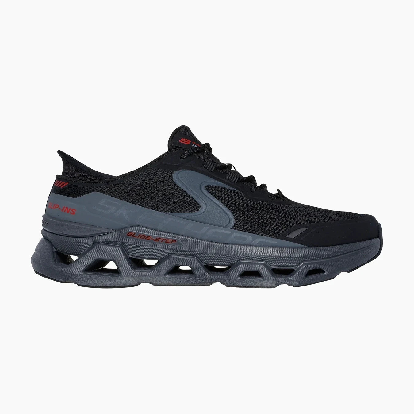 232921#BKCC-BLACK HOTMELT/MESH/CHARCOAL TRIM