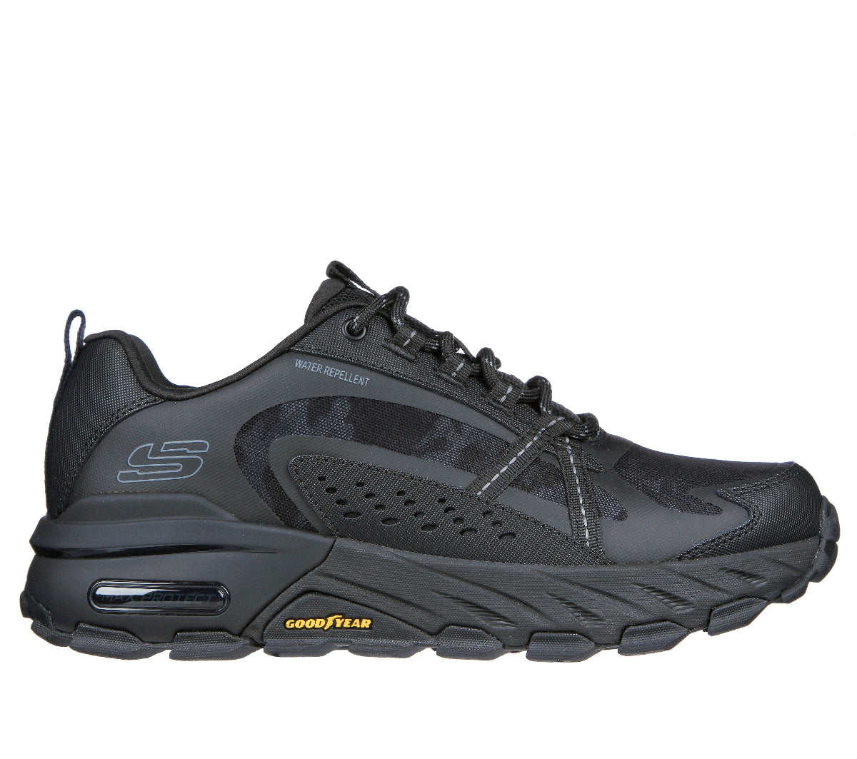 237308#BLACK LEATHER/SYNTHETIC/TRIM