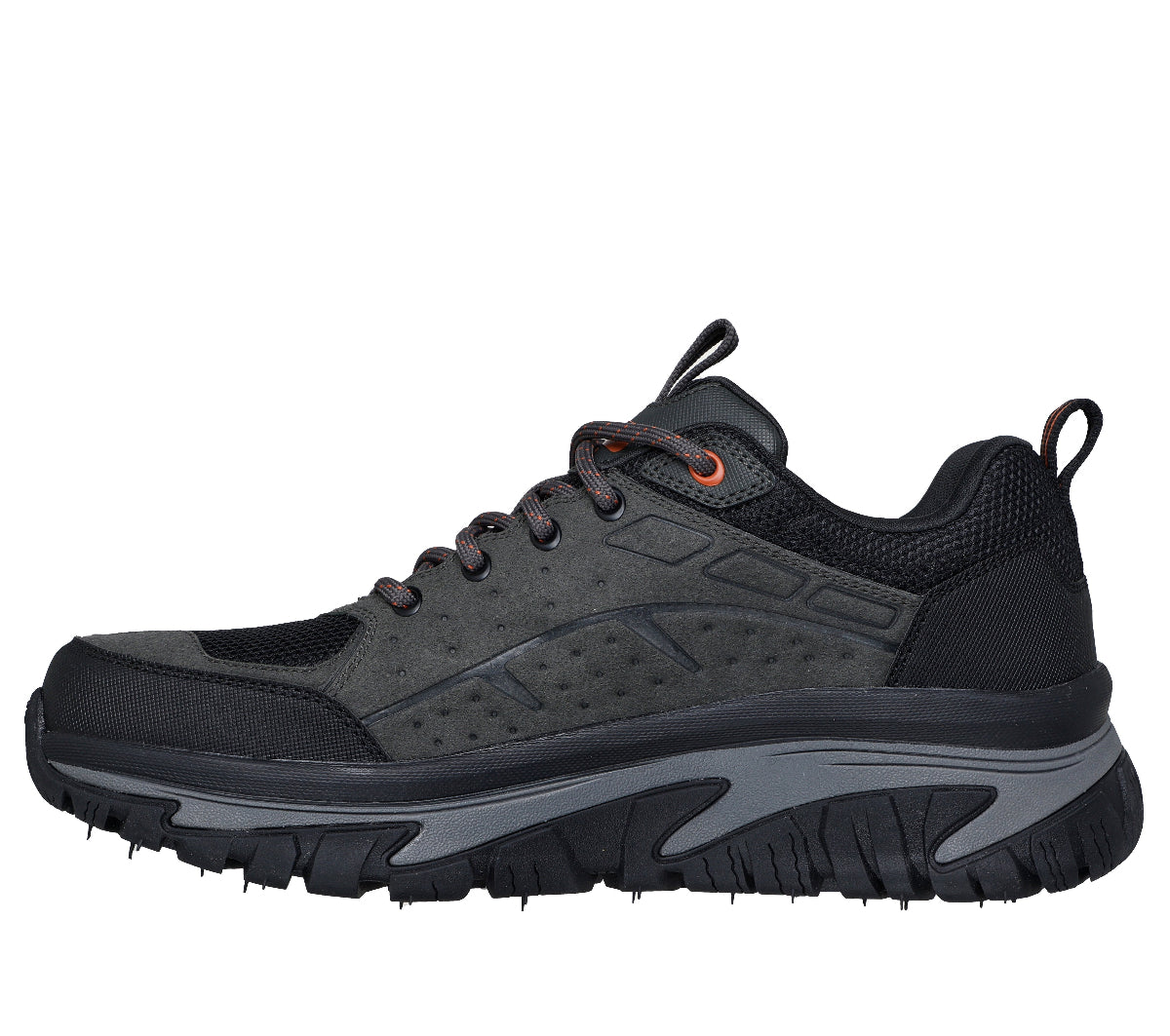 237688#CCBK-CHARCOAL LEATHER/MESH/BLACK TEXTILE