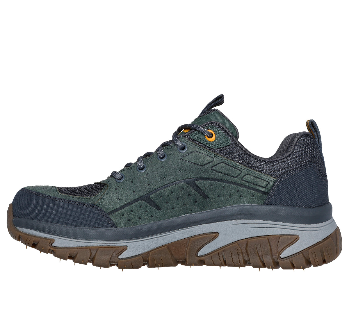 237688#GRN-GREEN LEATHER/MESH/TEXTILE