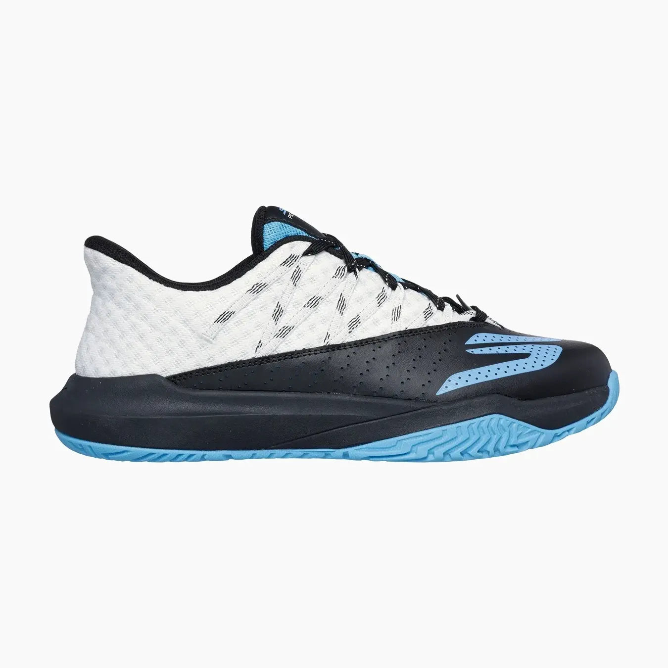 246110#WBKB-WHITE LEATHER/BLACK LEATHER/BLUE MESH