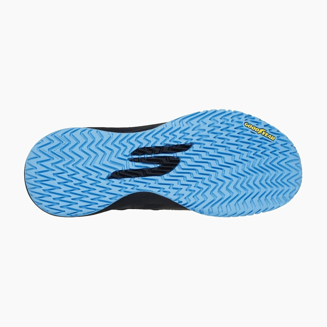 246110#WBKB-WHITE LEATHER/BLACK LEATHER/BLUE MESH