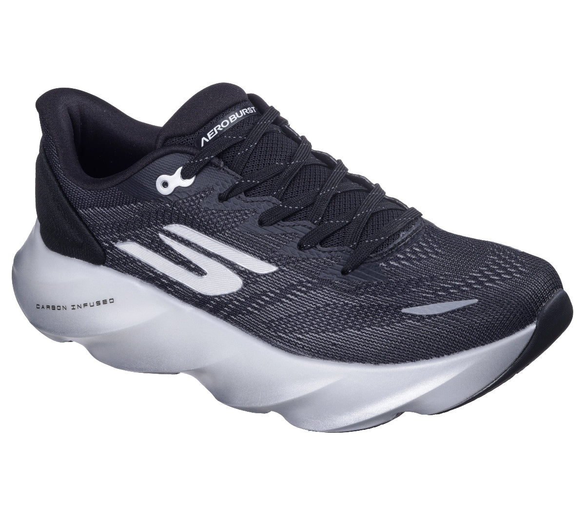 246210#BKW-BLACK TEXTILE/WHITE TRIM