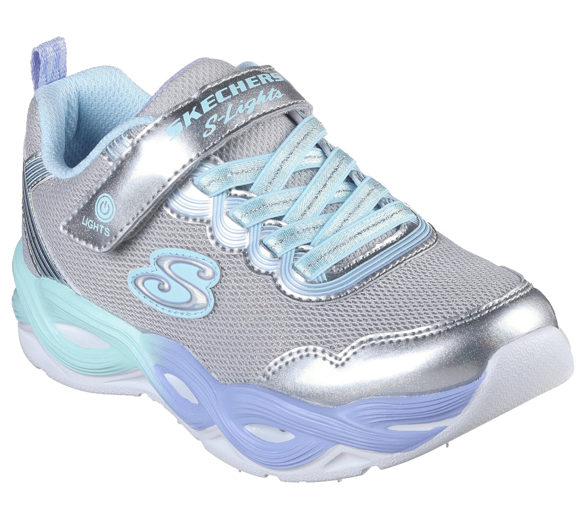 303717#SMLT-SILVER MESH/MULTI TRIM