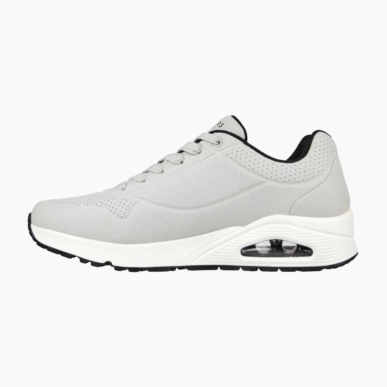 uno#LGBKLIGHT GRAY DURABUCK/BLACK TRIM