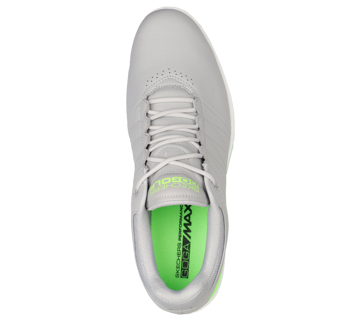 54545#GYLM-GRAY SYNTHETIC/LIME TRIM