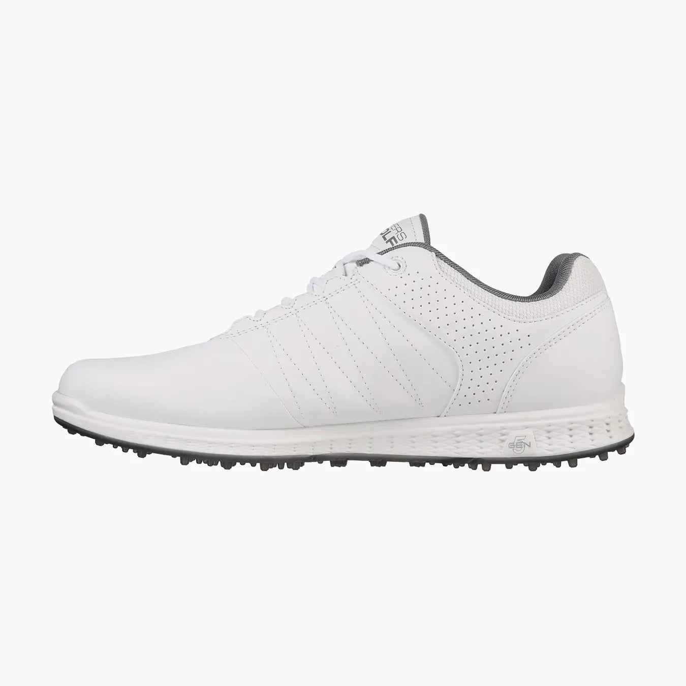 54545#WGY-WHITE SYNTHETIC/GRAY TRIM