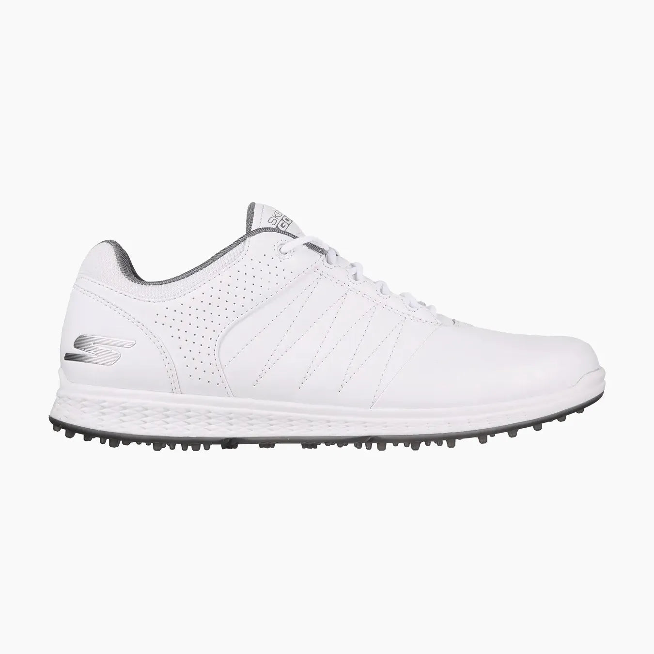 54545#WGY-WHITE SYNTHETIC/GRAY TRIM
