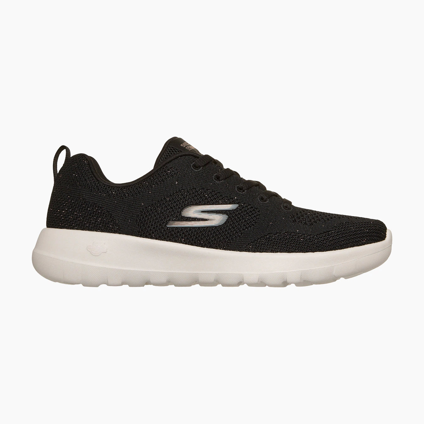 124640#BKRG-BLACK LEATHER/ROSE GOLD TRIM