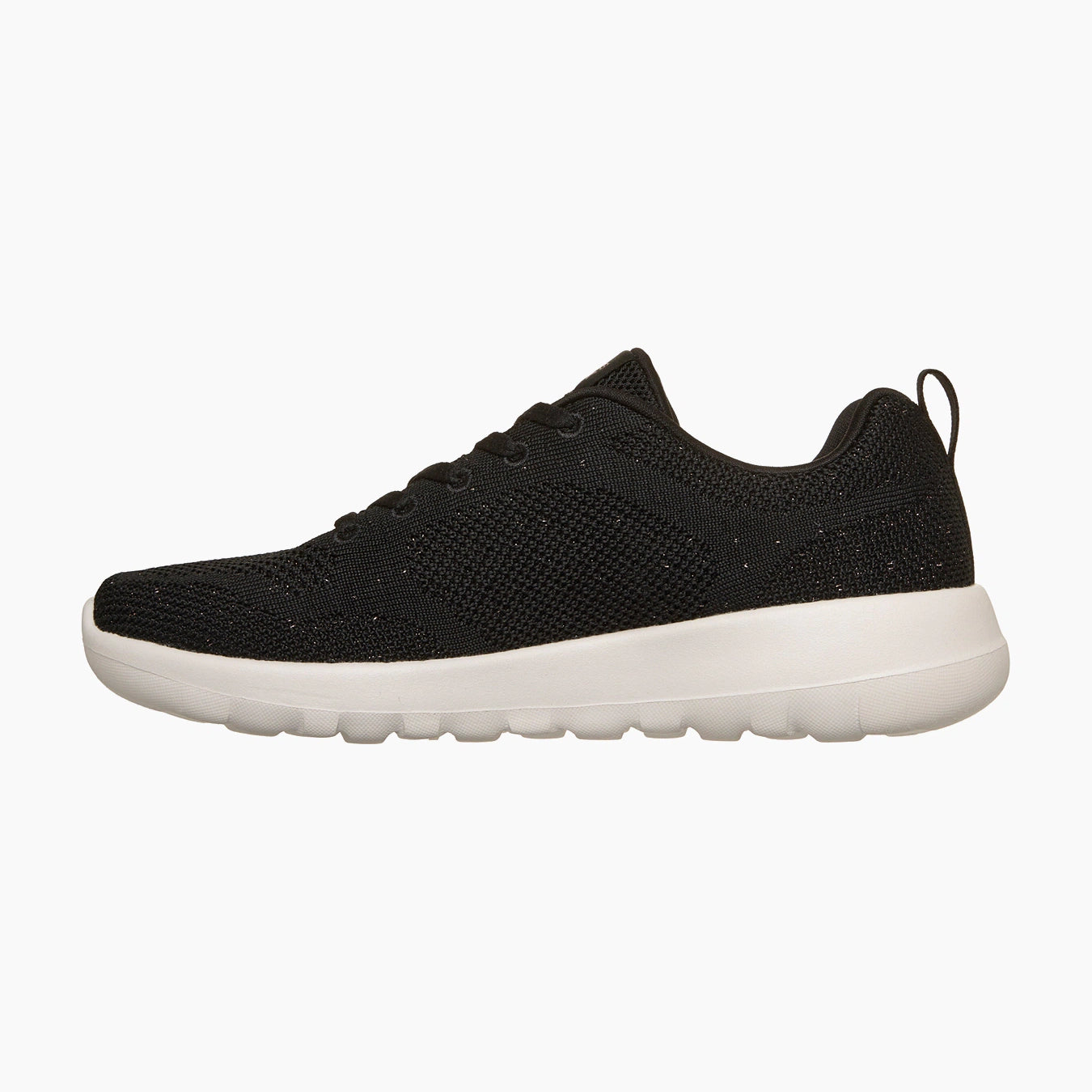124640#BKRG-BLACK LEATHER/ROSE GOLD TRIM