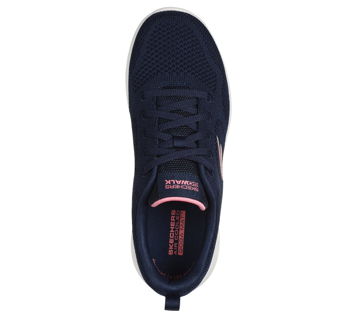 124640#NVPK-NAVY TEXTILE/PINK TRIM