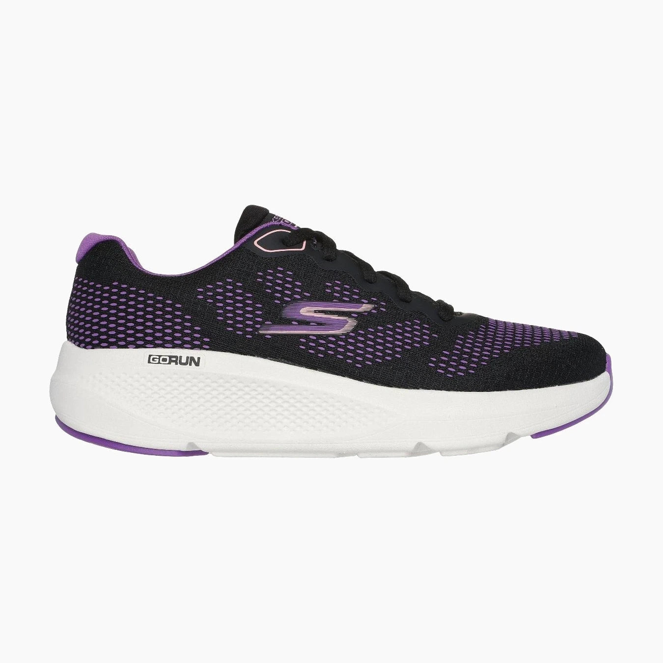 128348#BKPR/BLACK TEXTILE/PURPLE TRIM