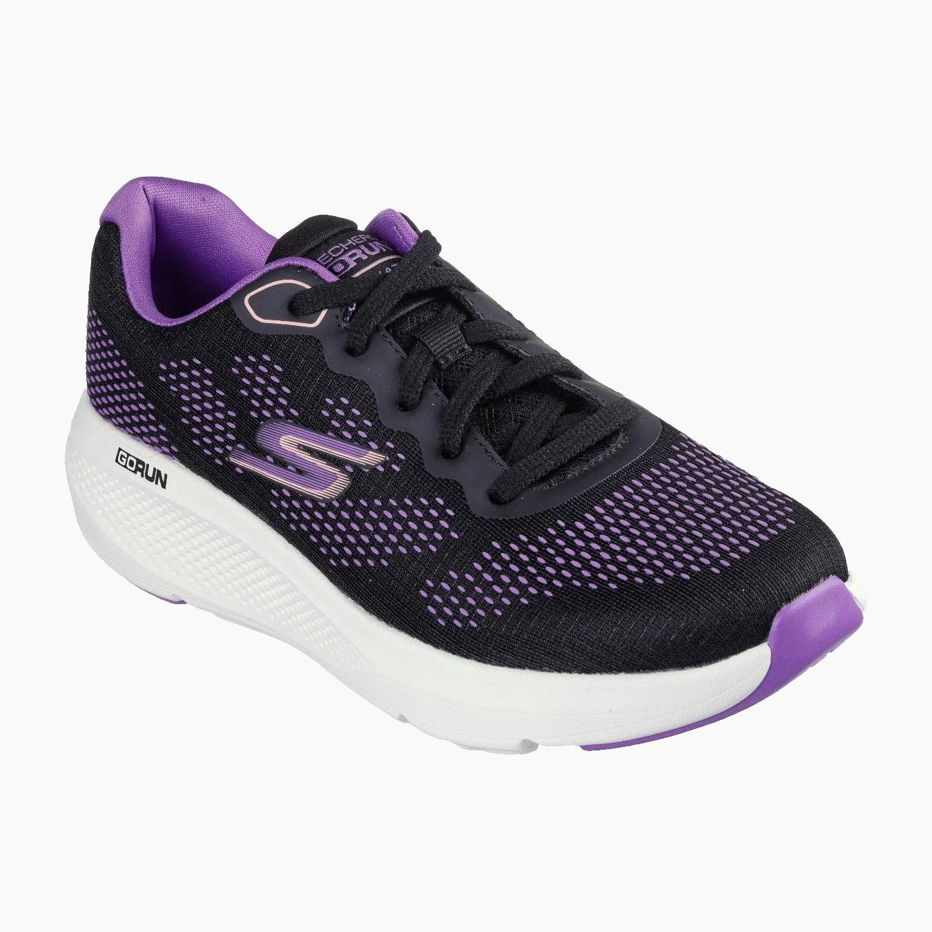 128348#BKPR/BLACK TEXTILE/PURPLE TRIM