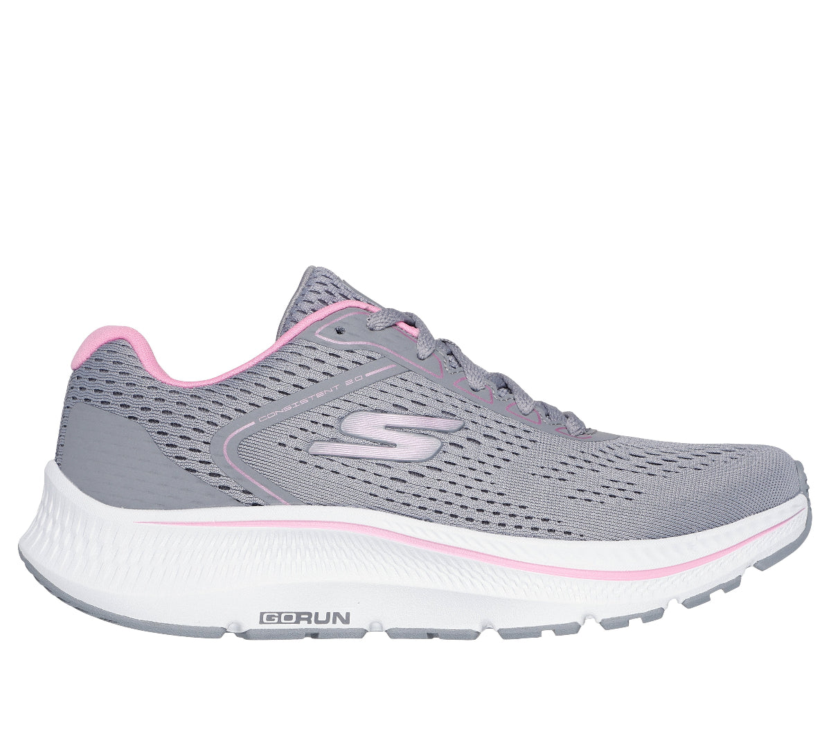 128607#GYPK-GRAY TEXTILE/PINK TRIM