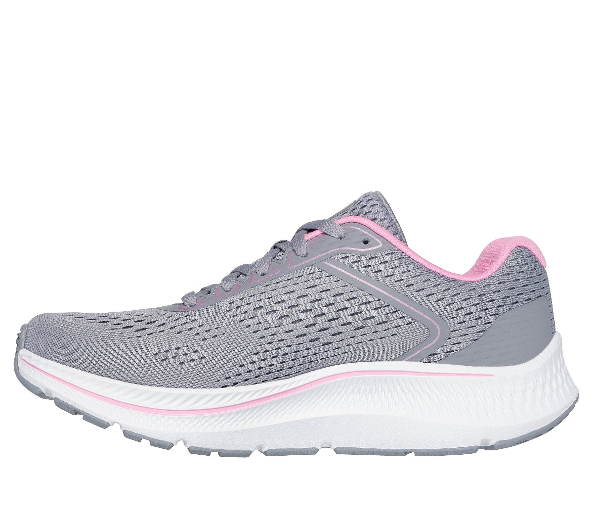 128607#GYPK-GRAY TEXTILE/PINK TRIM