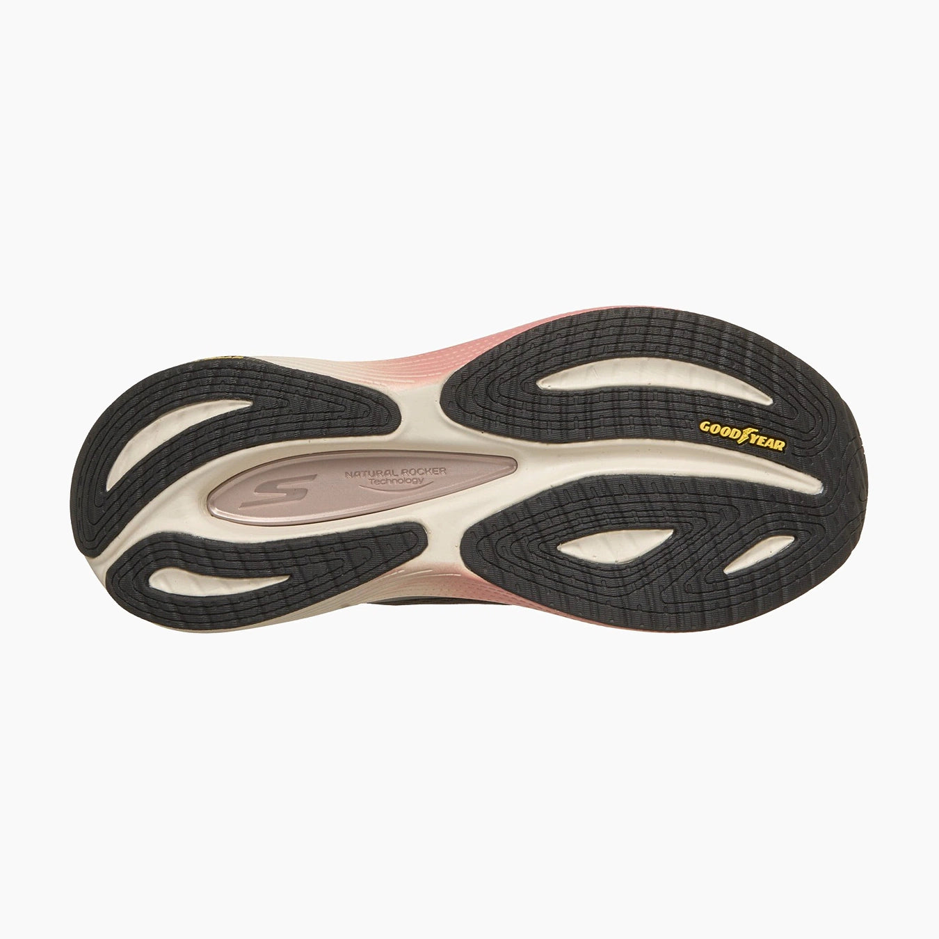 128901#BKRG-BLACK TEXTILE/ROSE GOLD TRIM