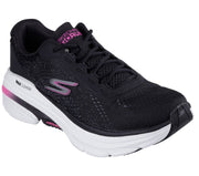 128941#BKPK-BLACK TEXTILE/PINK TRIM