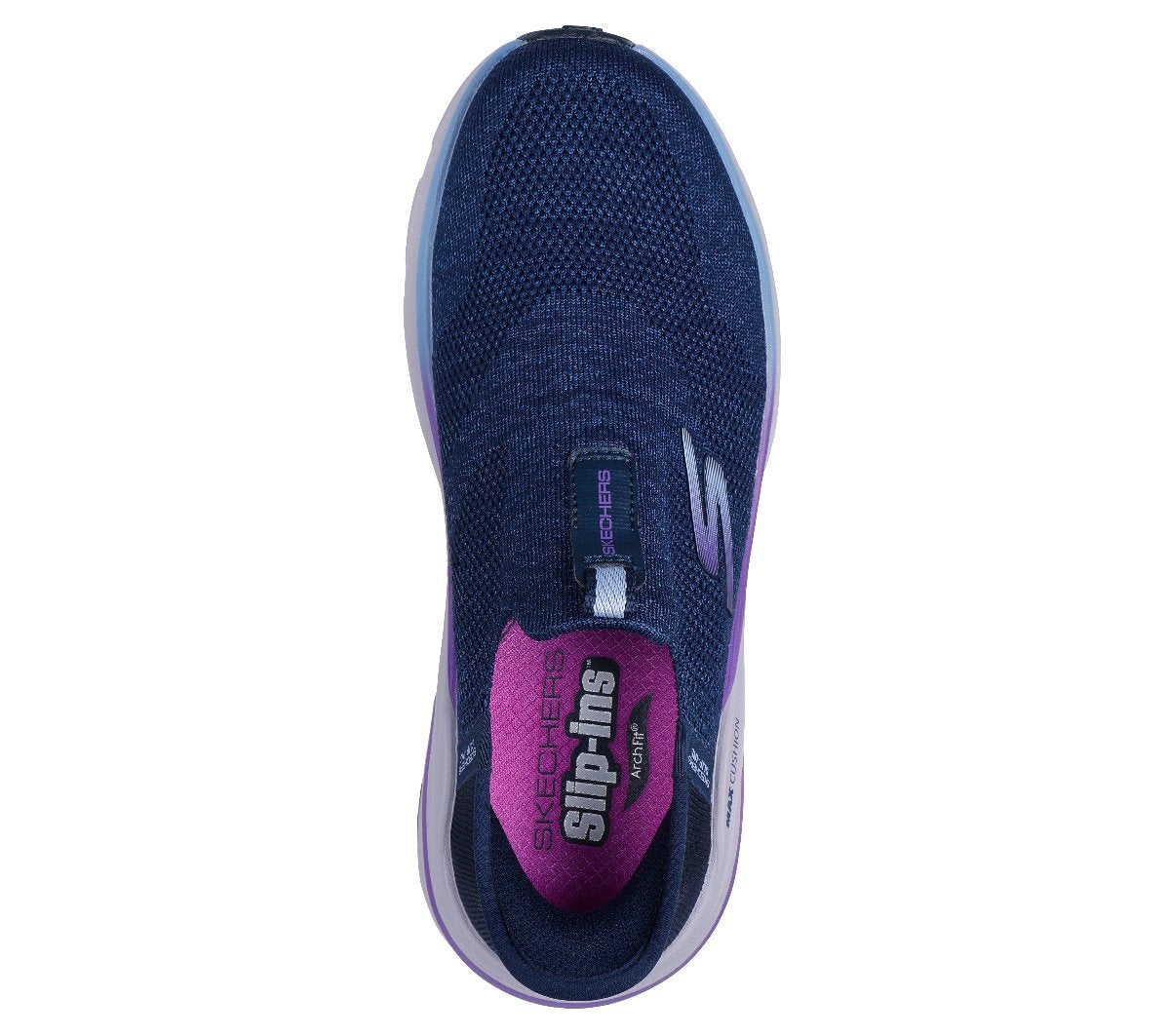 128945#NVPR-NAVY TEXTILE/PURPLE TRIM