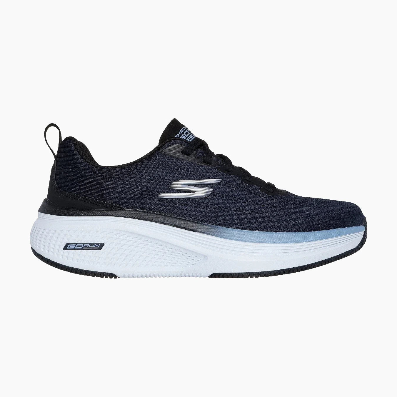 129000#BKBL-BLACK TEXTILE/BLUE TRIM