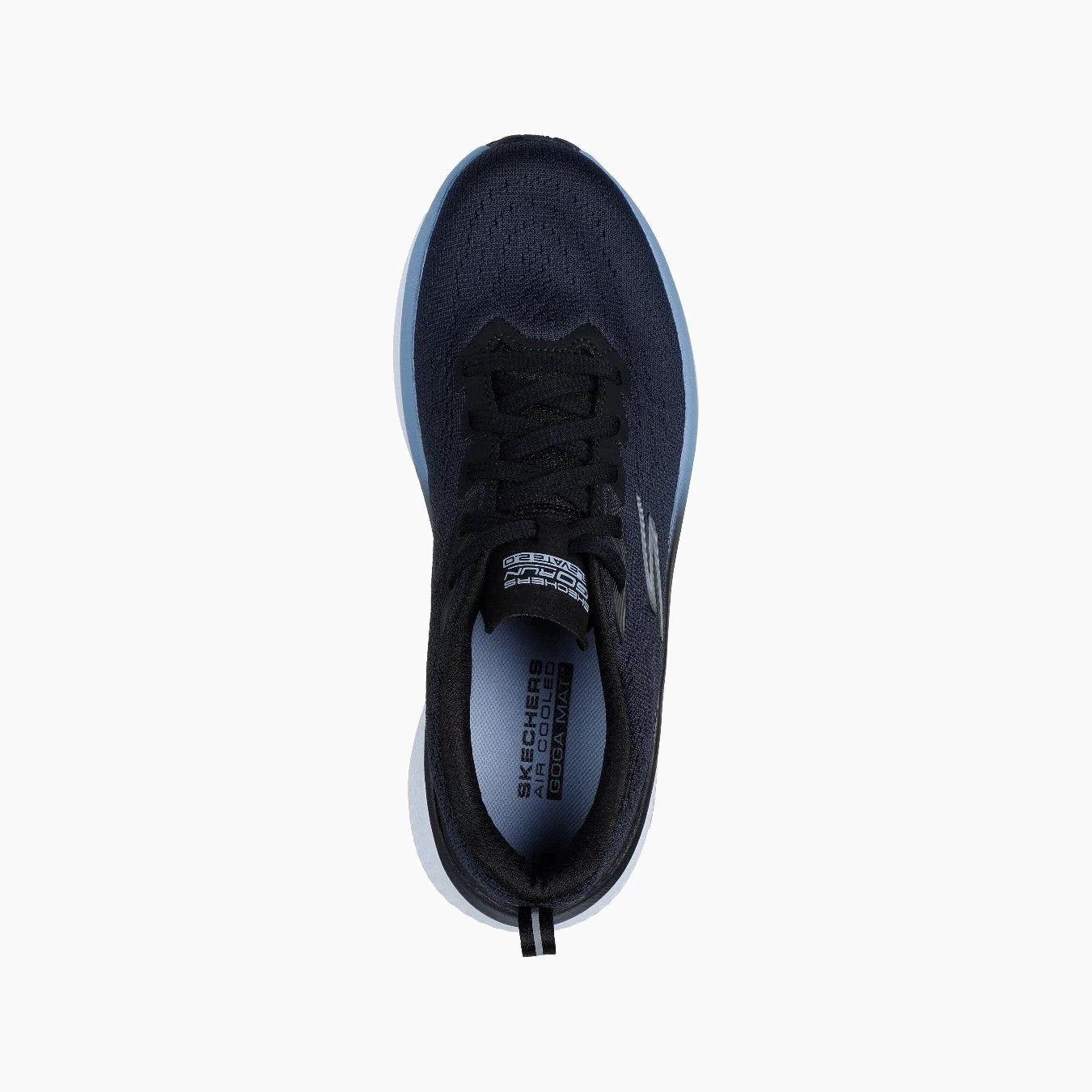 129000#BKBL-BLACK TEXTILE/BLUE TRIM